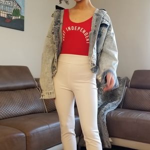 Victoria's Secret PINK! July 4th-VERY INDEPENDENT tank bodysuit